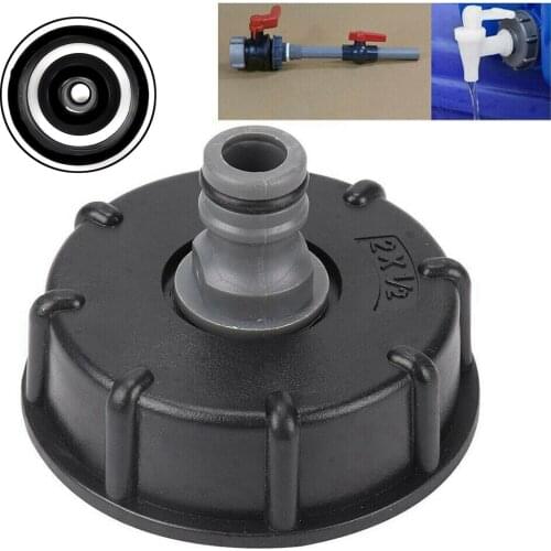 New For IBC Hose Adapter Reducer Connector Water Tank Fitting 2'' Standard Coarse Thread Durable Garden Hose Pipe Tap Storage
