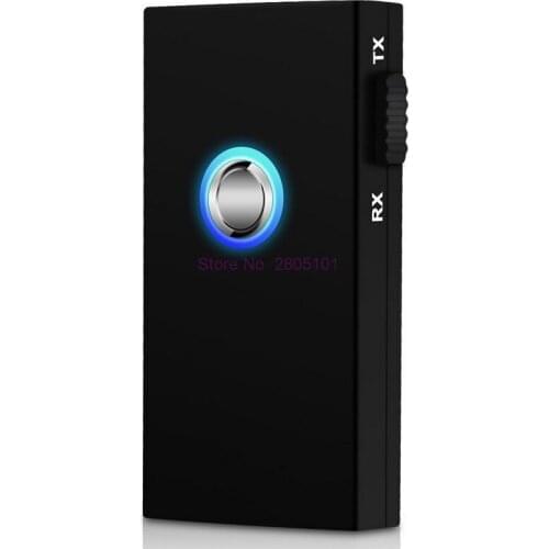 By dhl 50pcs 5V 3.5mm 2-in-1 Wireless Bluetooth Audio Transmitter and Receiver Music Stereo Dongle Adapter for TV MP3 Speaker