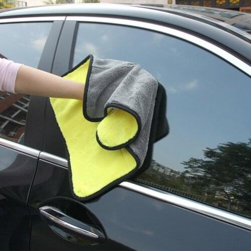 Car Wash Microfiber Towel Car Cleaning Drying Cloth Hemming Car Care Cloth Detailing Car Wash Towel For Toyota