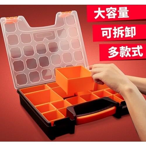 Portable Tool Box Electrician Organizer Cabinet Garage Storage Plastic Tools Box Professional Caisse Outils Screw Box EA60GX