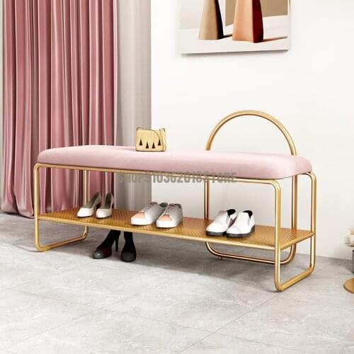 Simple Stool For Changing Shoes Light Luxury Of Shoe Cabinet At Home Door