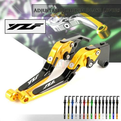 Motorcycle Adjustable Folding Extendable Brake Clutch Levers FOR YAMAHA YZF R1 R3 R6 R15 R25 YZFR3 YZFR25 R15 V3 2015-2019