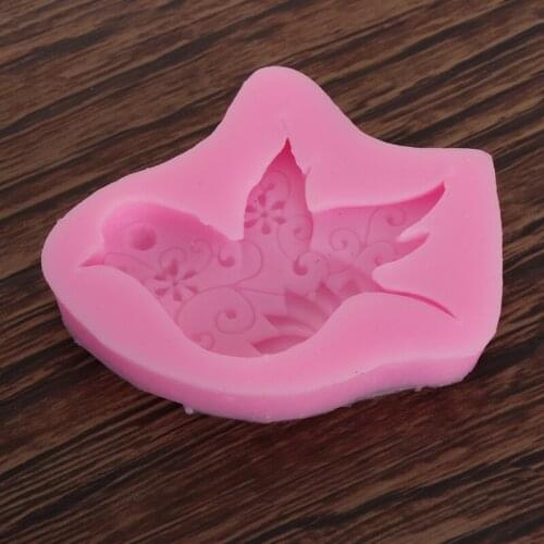 Flying Bird Silicone Mold Fondant Cake 3D Magpie Bird Mold For DIY Cake Decor Chocolate Cake Sugarcraft Making Tools