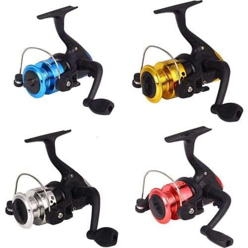 Spinning Fishing Reel with Metal Plastic Body Multi-stall Non-return Design Left Right Interchangeable Folding Handle Fish Wheel