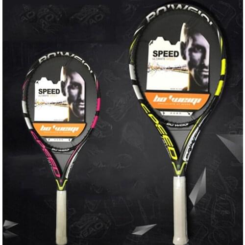 L2 Gripe Tennis Racket Adult Professional Training Single Racket Racket Bag Carbon Fiber Men Women Shock-absorbing Handle -40