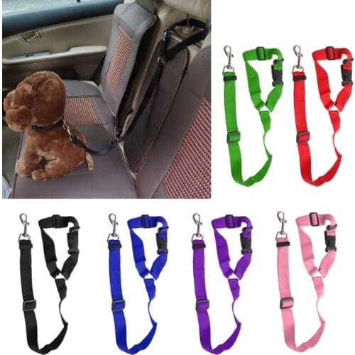 Pet Products Universal Practical Cat Dog Safety Adjustable Car Seat Belt Harness Leash Puppy Seat-belt Travel Clip Strap Leads