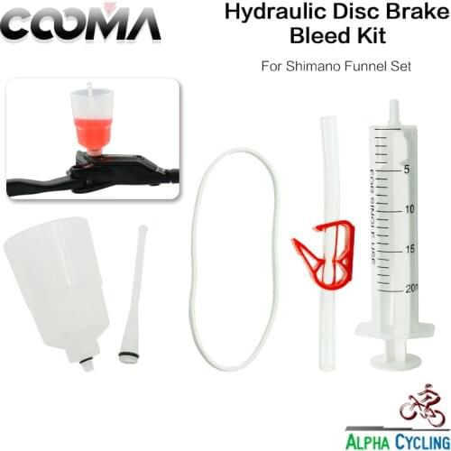 COOMAs Hydraulic Brake BLEED KIT for SHIMANO Brake System, Mineral Oil Brake, Funnel Set Basic Kit V0.5