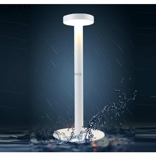 Waterproof Led Table Lamp USB Portable Charging Desk Light for Hotel Bedside Bar Lighting Student Eye Protection Reading Lamps