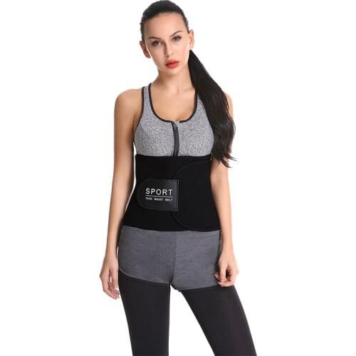 Fiber win Women Men Waist Trainer Belly Slimming Belt Sheath Shaperwear Tummy Corset With Storage Bag Gift Wholesale корсет