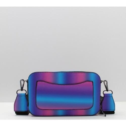 Womens Color Pass Two Mesh Pockets Hand Shoulder Bag