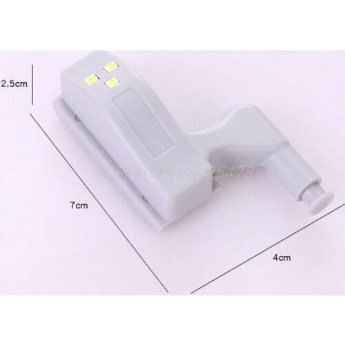 100Set Universal Kitchen Bedroom Living room Cabinet Cupboard Closet Wardrobe 0.25W Inner Hinge LED Sensor Light System