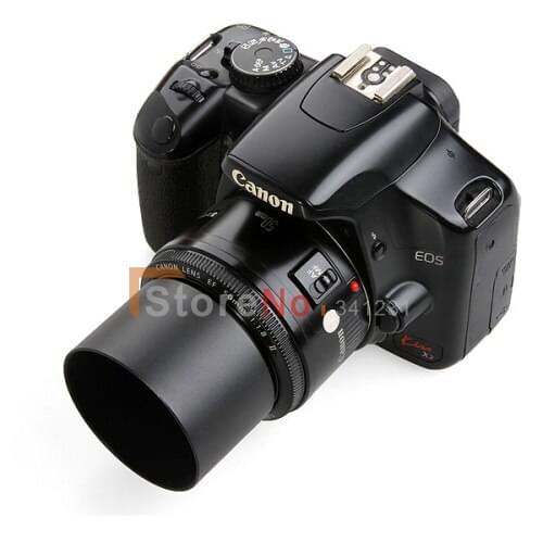 2pcs 49mm Tele Metal Screw-in Lens Hood For Canon Nikon Sony Olympus 49mm lens filter Camera