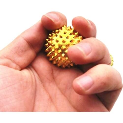 2Pcs Magnet Therapy Hand Palm Massage Balls Acupoint Needle Massager Roller Foot Reflexology Sports Muscle Stretching Tools