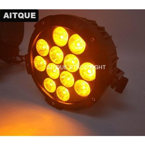 4lot Christmas lights led lighting show projector outdoor par led 12x15w rgbwa led par 5in1 dmx led can waterproof