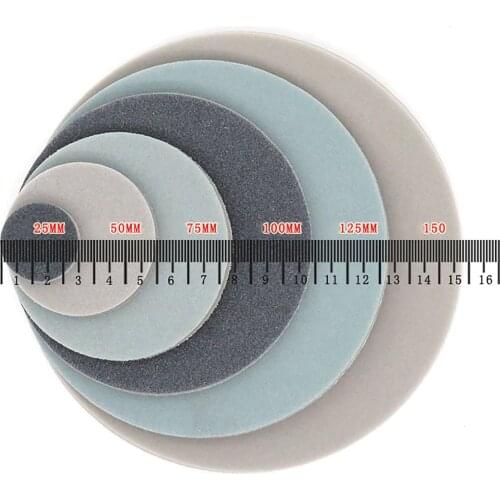 5pcs 1/2/3/4/5/6 Inch Flocking Sanding Discs 25-150mm Hook Loop Sponge Sandpaper Wet Dry Sanding Sponge 300-3000 Grit
