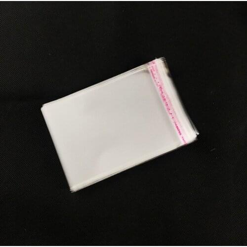 500pcs 8x12cm Option Packaging Bags Transparent Opp Bag Packing Plastic Bags Self Adhesive Seal Storage Bags