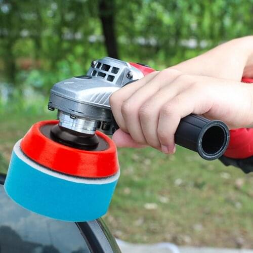 Car Polishing Pad Foam Drill Adapter Kit 29 Pieces Buffing Waxing Pads Wheel Polisher 1.2/2/3 Inch For Car Clean Remove Scratch