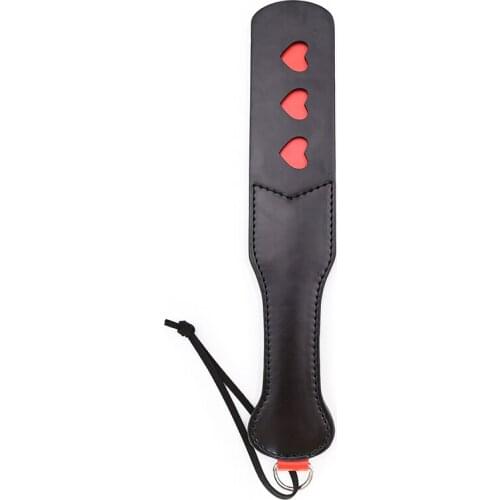 New Bondage SM Sex Spanking Paddle BDSM Whip for Couples Fetish Sex Toys Red Heart Shape Flogger for Women Erotic Accessories