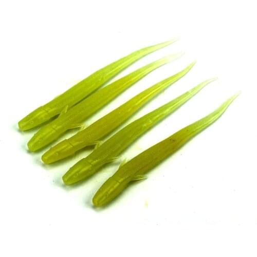 Big Sale 30pcs LongTail Fishing Lure wobble bait Artificial Rubber Loach Worm Soft Bait Luminous Worm Crap Soft Lure10.5cm 3.5g