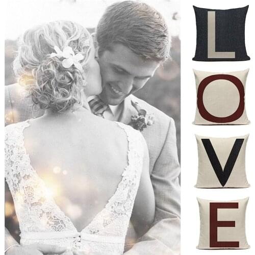 Love Cushion Cover Soft Home Pillow Cover for Sofa Bed Linen Pillow Case Nordic Decorative Pillows Home Decor 45*45 Pillowcase