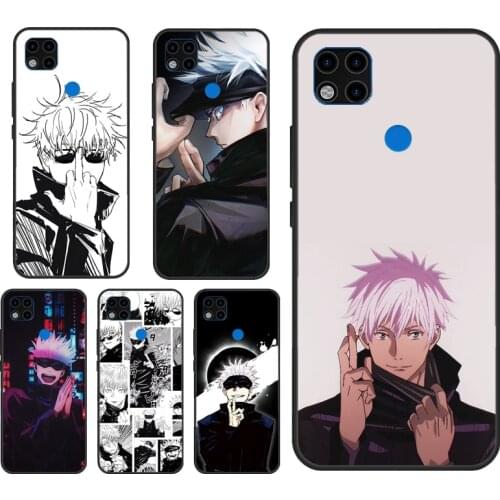 Gojo Satoru Jujutsu Kaisen Anime Case For Xiaomi Redmi Note 10 Pro 9 Pro 8 7 9S 8T K40 Redmi 9 9A 9C 7A 8A 9T Cover Funda