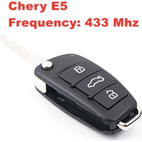 For Chery E5 remote key without transponder chip 433Mhz