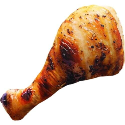 Simulation Food Real Life Chicken Leg Toy Chick Grilled Fish Suckling Pig Shrimp Roasted Sausage Pillow Cushion Birthday Gift