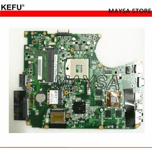 KEFU Fit For Toshiba Satellite L750 L755 Laptop Motherboard DABLBDMB8E0 A000080820 MAIN BOARD HM65 DDR3 GT525M Video Card 1GB