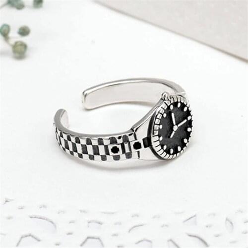 Miuoxion Wholesale Retro Irregular Watch Ring Fashion Personality Jewelry For Women Feature Namour Charm Gift All Seasons