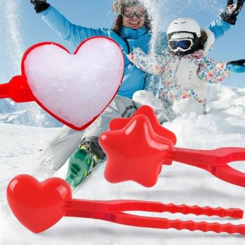 Cartoon Lovely Snowball Maker Clip Children Winter Outdoor Snow Mold Tool