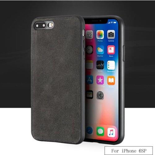 Luxury brand All-handmade genuine fur phone case For iphone 6S Plus Comfortable touch all-inclusive phone case