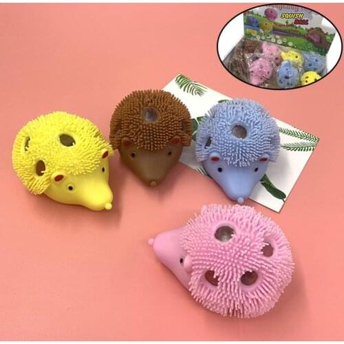 Silicone Vent Decompression Toy Cartoon Animal Ball Stress Relief Colorful Fun Toys