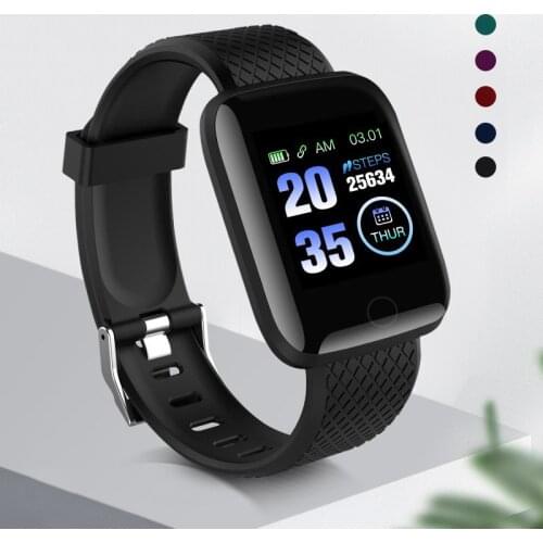 Silicone Watch Strap Comfortable Watch Strap Band for Smart Watch 116 plus Sports Watch Strap Wristwatch Clock Sport Wristband