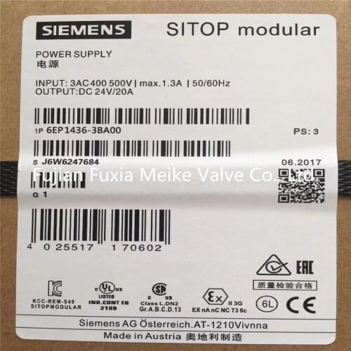 Stock Original Siemens PLC Module 6EP1436-3BA00 6EP1436-3BAOO