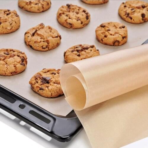 1pc 330x400mm Heat Press Pad Reusable Baking Mat Non Stick Baking Sheet Heat Resistant Easy To Clean BBQ Grill & Baking Mats