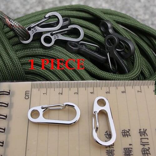 1 Pcs Alloy Small Carabiner Keychain Camp Snap Clip Hook Keychain Key Ring Hooks Carbine for Keys Camping Climbing Survive Tool