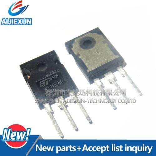 1Pcs W11NB80 TO-247 N-CHANNEL 800V - 0.65ohm - 11A - T0-247 PowerMESH MOSFET New and original