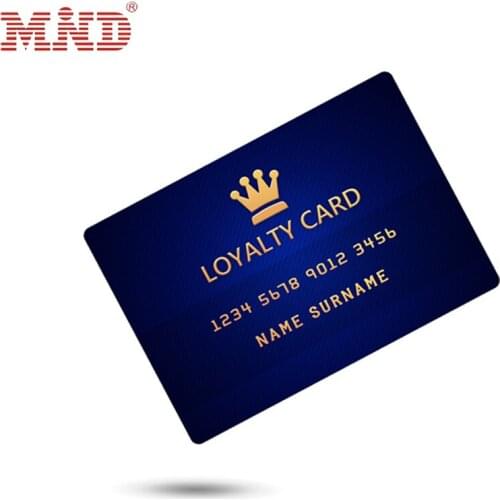 1000pcs cards printing on two sides of Plastic VIP card CR80 thickness