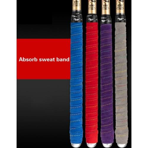 4pcs Keel Sweat-absorbent Non-slip Wrap Tape Badminton Tennis Racket Handle Wrapping Tape Grip Wrap Belt Fishing Accessories