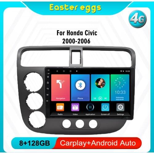Easteregs For Honda Civic 2000-2006 Android Car Radio Multimedia Video Player Navigation GPS 2 din autoradio Head Unit
