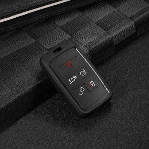 Car key cover key shell auto key case for Land Rover Range Rover Evoque Discovery 5/Discovery Sport for Jaguar FOB Key Chain