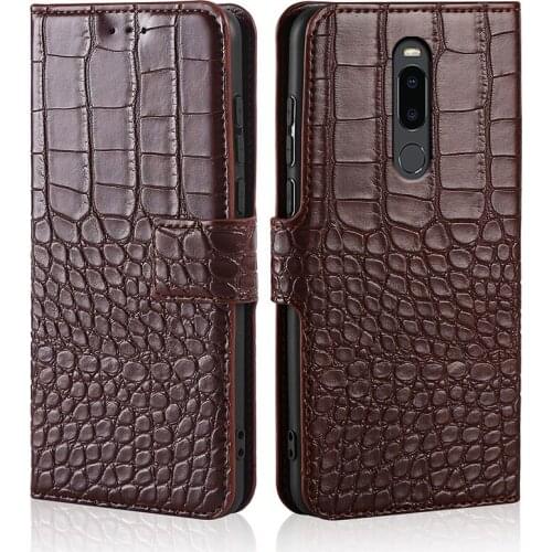 Phone Case For Meizu M8 Note Case Crocodile texture leather flip Case For Meizu M8 Note Case Cover