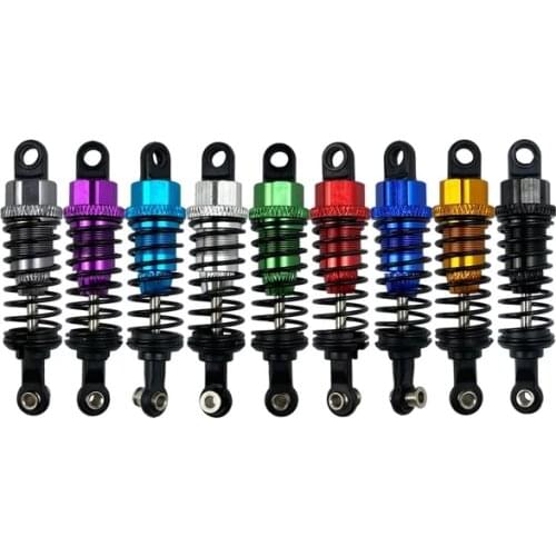 2pcs 65mm Alloy Shock Absorber Damper Aluminum For Rc Hobby Model Car 1/18 Wltoys a959 a969 a979 k929 Upgraded Parts