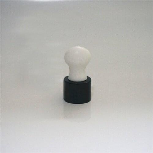 5/10/15/20/30/50/100ml Empty Brown Essential Oil Bottle White Big Rubber Head Black Ring Dropper Cover Brown Glass Containers