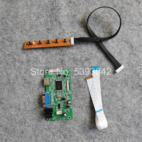 For B156XTN04.1 B156XTN04.4 VGA monitor controller drive board laptop LCD screen 1366*768 15.6" EDP 30Pins WLED DIY kit