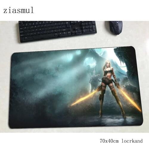 Lineage 2 mousepad gamer Beautiful 70x40cm gaming mouse pad large Domineering notebook accessories laptop padmouse ergonomic mat