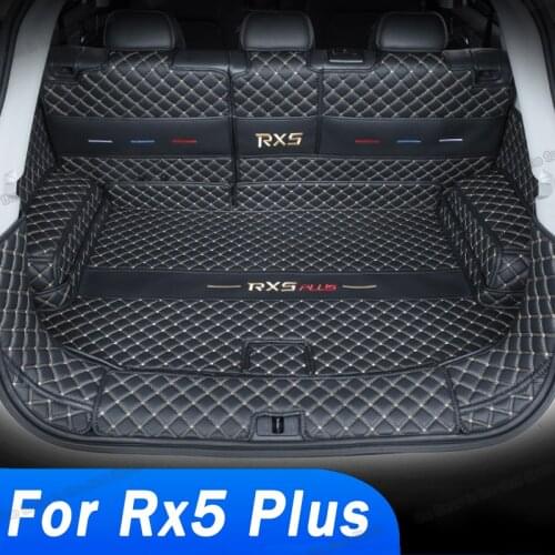 Lsrtw2017 Car Cargo Liner Trunk Mat for Mg Roewe Rx5 Plus 2020 2021 Boot Cover Rug Carpet Sticker Accessories Auto Protector