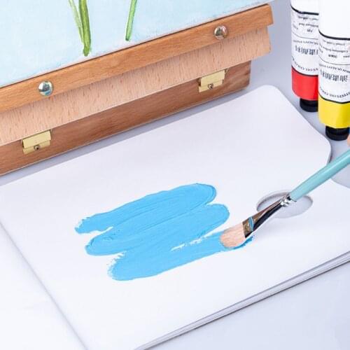 Painting Material Paper Disposable Color Palette 36 Sheets Of Color Paper Gouache Acrylic Toning Art Supplies C26