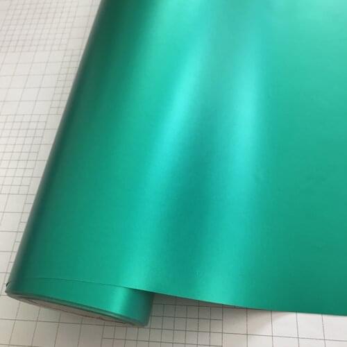 Premium Matte Metallic Miami Teal Vinyl Wrap Film Car Wrapping Sticker DIY Adhesive with Air Release Bubbles