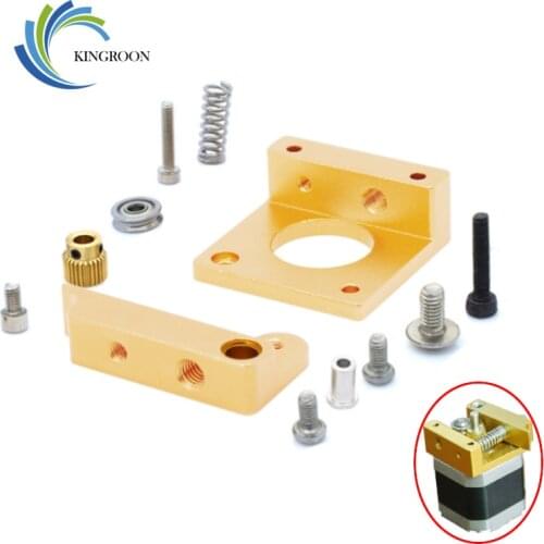 MK8 Extruder Aluminum Alloy Block For 1.75mm Filament Extrusion 3D Printer Parts Right Left Short Extruder Hand Part